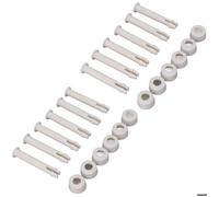 12 Pack Bracket Piscine Piscine Kit Joint Boulon à ongles Pin PVC PVC PRATIQUE POUR INTEX 28270 28272 6CM / 2,4IN