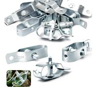 12 Pack Galvanised Fence Tensioner 95mm Wire Tension Wire Silver Wire Rope Tensioner for Wild Fence Forest Fence Pool Cover Garden Binding