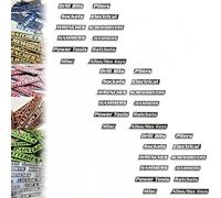 12 Pack of Magnetic Toolbox Labels - 12/24/36Pcs Toolbox Labels Magnetic, Reusable General Tool Box, Easy to Stick and Remove (Black,36Pcs)