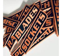 12 Pack of Magnetic Toolbox Labels, 3D-Printed Tool Box Labels, Reusable Magnet Tags, for Steel Toolboxes, Carts, Drawers, and Cabinets (Orange)