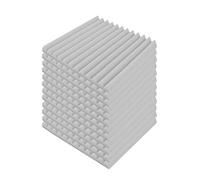 12 Pack-Studio Acoustic Foams Sound Absorption Proofing Panels High-density Wedge Tiles Treatment for Walls Ceiling 12 * 12 * 1in (Type 2) Maiju