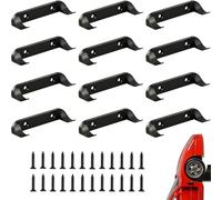 12 Pack Supports Muraux Compatibles avec Lego Car Speed Champions F1 Étagères de Présentation Supports Crochets pour Voitures en Briques