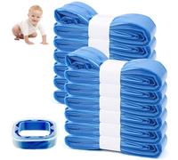 12 Packs Recharge Poubelle à Couche, 4.5M Sac Poubelle Couche Grande, Anti Odeur et Robuste, Compatible avec Tommee Tippee, Angelcare et un Seau à Litière pour Chat
