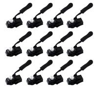 12 Packs Zipper Pull Replacement, Zipper Repair Kits, Detachable Zip Repair Kit, Fix Zip Puller Slider Replacement Kit, Instant Zipper, Pull Tab Zip Fixer Parts, No Tool Need, for Backpack, Jacket