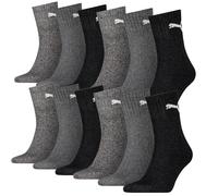 12 Paire Puma Chaussettes Short Ras Du Cou Socquettes de Sport Tennis Gr. 35 -