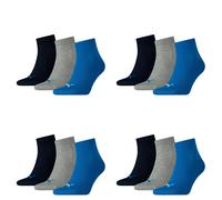 12 Paire Puma Unisexe Quart Chaussettes Baskets Gr. 35 - 49 Femme Homme