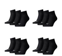 12 Paire Puma Unisexe Quart Chaussettes Baskets Gr. 35 - 49 Femme Homme