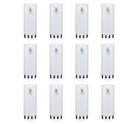12 Paires Accrocher Cadre Sans Percer,Fixation Murale Sans Percer,Accroche Cadre Sans Percer,Accroche Murale Sans Percer,Crochets Pour Tableaux Sans Clous Adaptés À Une Utilisation en Intérieur