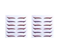 12 Paires Autocollants Eye-liner Réutilisables Femme, Plastique