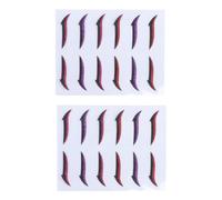 12 Paires Autocollants Eyeliner pour Double Paupière, Plastique