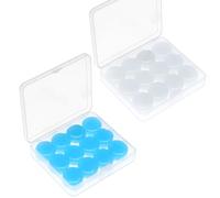 12 Paires De Bouchons D'Oreilles De Sommeil, Réduction Du Bruit, Bouchons D'Oreilles En Silicone Souples, Malléables Et Réutilisables, Adaptés Au Sommeil, Ronflement, à La Natation, Concerts, études