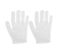 12 paires de gants d'inspection en pur coton respirant doux élastique résistant à l'usure pour le travail médical jardinage nettoyage 100% coton 12 paires