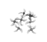 12 Paires d'hélices 2 Pouces à 4 pales avec Trou de 1,5 mm for Drone de Course RC, hélices PC CW/CCW for Cinewhoop Tinywhoop(12 Pairs Black)