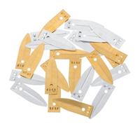 12 Paires Feuilles D’électrode Cuivre Zinc pour Batterie Fruit | Kit Éducatif pour Physique, Haute Conductivité, Format Ultraportable, pour Élèves et Recherche Scientifique