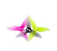 12 Paires Hurricane 2023 2X2.3X3 3-hélice de Cure-Dents 1mm 1.5mm Compatible avec Les Drones de Cure-Dents Freestyle FPV de 2 Pouces(12Pairs 1mm Yellow)