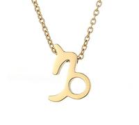 12 Panneaux Constellation Pendante Collier - 14K Couleur en Or 12 Constellations Collier Oroscope Astrologie Cadeaux d'anniversaire pour Les Femmes Bijoux UI