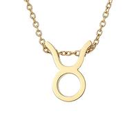 12 Panneaux Constellation Pendante Collier - 14K Couleur en Or 12 Constellations Collier Oroscope Astrologie Cadeaux d'anniversaire pour Les Femmes Bijoux UI