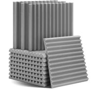 12 panneaux mousse acoustique 30x30x2.5cm haute densité réduction bruit écho studio enregistrement bureau domicile