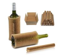 12 paquet enveloppement à bulles manches pour déménager la maison, papier d'emballage en nid d'abeille, verre pot tasse bouteille de vin protecteur cas enveloppe protectrice, matériaux d'emballage