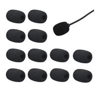 12 pare-brises en mousse pour microphones et casques d'écoute, couvertures et protections - pour l'enseignement, la scène et les événements