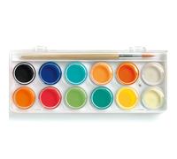 12 pastilles de peinture gouache