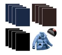 12 Patchs auto-adhésifs imperméables en tissu pour vêtements - Solution de réparation pour trous