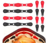 12 Pcs Aimants pour Airfryer Papier, Silicone Aimant pour Papier Cuisson Air Fryer, Fixer le Papier Sulfurisé, Réutilisable, Accessoires Airfryer, Empêche de Brûler, Résistante Aux Hautes Température
