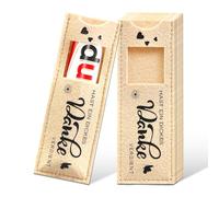 12 PCS Cadeaux de remerciement, vous méritez un grand merciCadeaux pour Emballage de Chocolat, Pochettes en Feutre pour Chocolat,Cadeau d'adieu pour Collègues, Amis, Famille