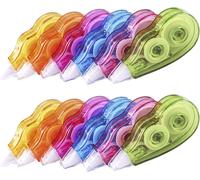 12 Pcs Correction Tape, Mini White Corrector For School And Office Supplies