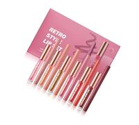 12 Pcs De Crayon À Lèvres Mat Et De Brillant À Huile Lèvres Nourrissais Pour Un Maquillage Hydratant Couleurs Cadeaux La Saint-Valentin