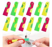 12 Pcs Enfile Aiguille Machine à Coudre Accessoires Couture, Enfile Aiguille Couture Main Plastique DIY Enfile-Fil, Point de Croix Enfile-Aiguilles, Couleur Aléatoire (12 Pcs)
