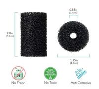 12 pcs Filtre Éponge Réutilisable Lavable Piscine Filtre Cartouche De Mousse Cartouche Éponge Compatible pour Polaris aspir-Balayage Automatique Nettoyeur De Piscine