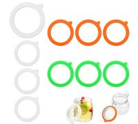 12 Pcs Joints De Bocal En Silicone Silicone Bague d'Étanchéité De Bocal Joints De Rechange En Silicone Joint Rechange Silicone Pour Bocaux En Verre Pot à Bonbons Stockage Des Aliments