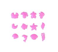 12 Pcs Kids Playset Play Sand Kit Sand Tray Toys Beach Sand Toys Set Play Sand Molds