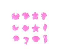 12 Pcs Kids Playset Play Sand Kit Sand Tray Toys Beach Sand Toys Set Play Sand Molds