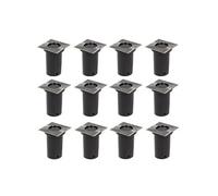 12 pcs Lampes encastrables au sol d'extérieur Carré