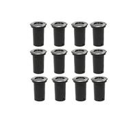 vidaXL Lampes au sol d'extérieur 12 pcs rond