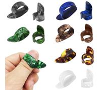 12 pcs Médiator Guitare, Mediator Pick pour Guitare électrique et basse, Accessoire guitare Celluloïd Finger Picks