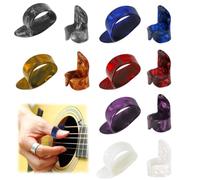 12 pcs Médiator Guitare, Médiators Pick pour Guitare électrique et basse, Celluloïd Finger Picks