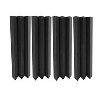 12 PCS Panneaux en Mousse de Coin Acoustique, Colonne Bloc de Coin Mur D'angle de Finition pour Home Studio Theatre, 30 * 7,5 * 7,5 Cm