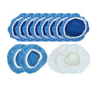 12 Pcs Polissage Bonnet Tampons Tampon en Fiber De Tampon Couverture Waxers Bonnet Ensemble pour Polisseuse De Voiture Haute Qualité Matériel Professionnel Fabrication Élastique