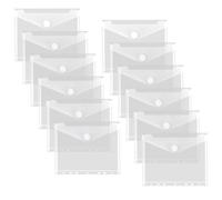 12 PCS Porte Documents Plastique A5 Transparente, Pochette Classeur A5 Perforée avec Porte-Documents Imperméable Organisation pour Famille Bureau Déposer