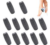 12 Pcs Rapeuse Pieds Électrique Rouleaux De Remplacement,Extra Rugueux Rouleau Pied,Compatible Avec Scholl Velvet Smooth, Recharge De Tête De Rouleau Pour Pedicure Pied Electrique