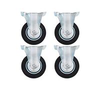 12 pcs Roulettes fixes 100 mm