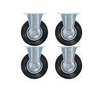 12 pcs Roulettes fixes 125 mm