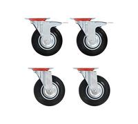 12 pcs Roulettes pivotantes 125 mm