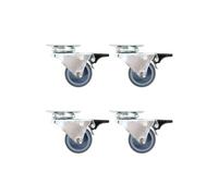 vidaXL 12 pcs Roulettes pivotantes doubles 50 mm