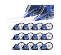 12 PCS Rubans Correcteurs, 30m x 5 mm Souris Correcteur Blanc, Mini Roller de Correction avec Capuchon Protecteur, pour Fourniture