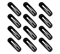 12 Pcs Simple Hair Clamps Not Deadly Coating Thin Comfort for Casual Office Instances Baby Safe Hair Clamps