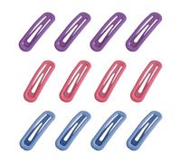 12 Pcs Simple Hair Clamps Not Deadly Coating Thin Comfort for Casual Office Instances Baby Safe Hair Clamps